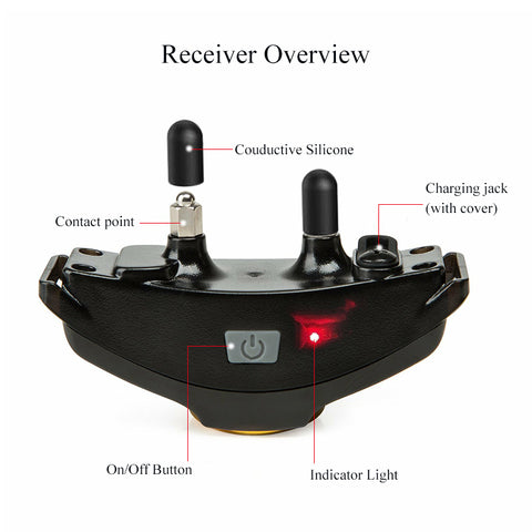 Patpet Dog Training Bark Collar WITH Remote - 300M Range - Sound, Vibration & Shock - 320 Model