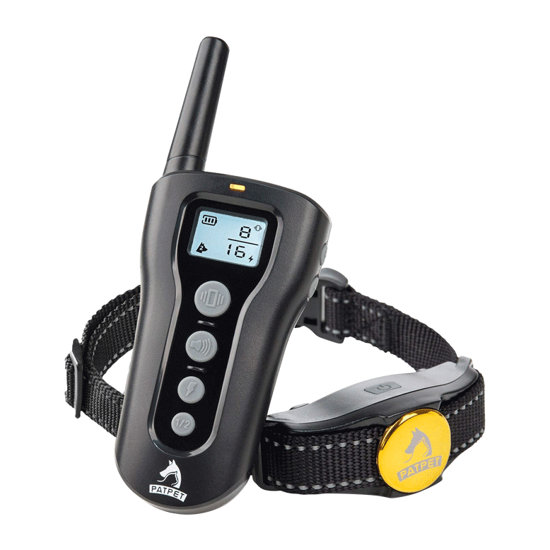 Patpet Dog Training Bark Collar WITH Remote - 300M Range - Sound, Vibration & Shock - 320 Model